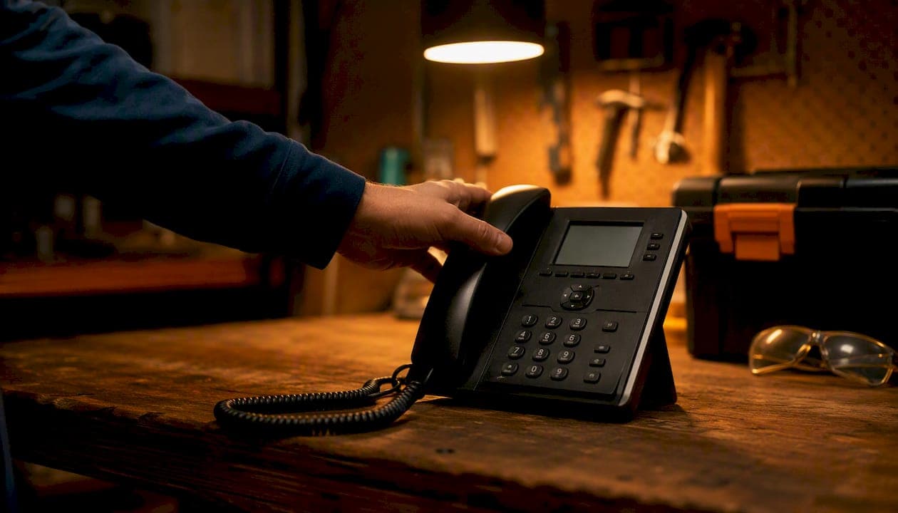 After-hours phone scripts for UK trades and services